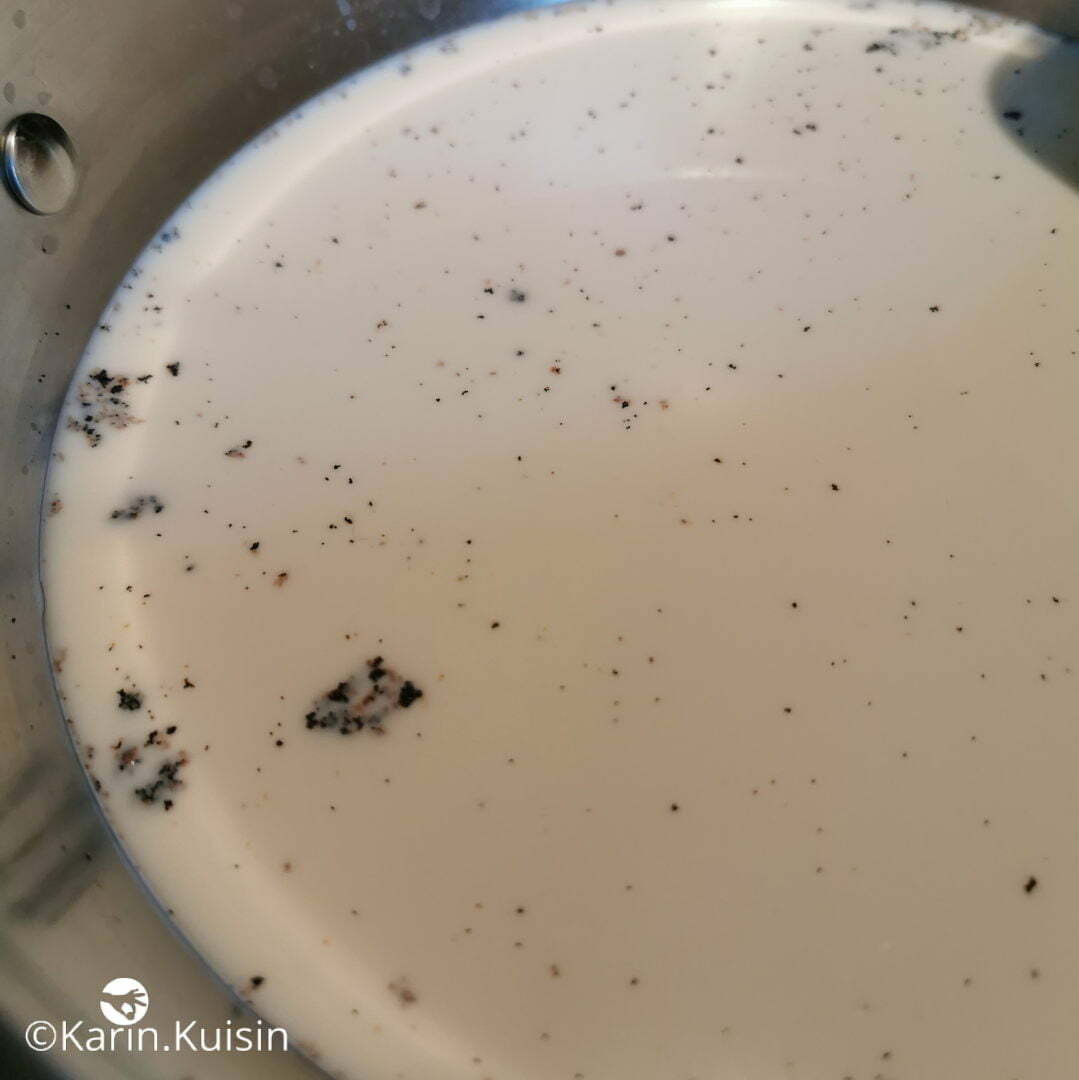 lait vanille chauffer