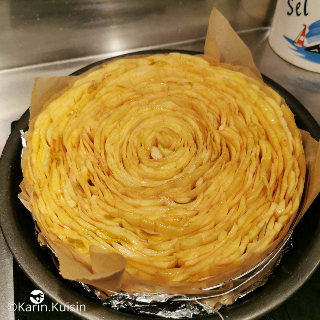 Enfournez les pommes