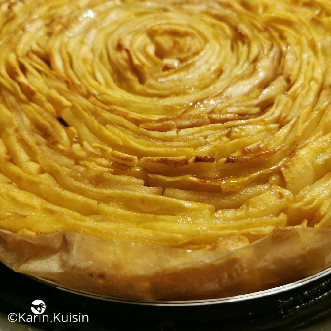 Sortez les pommes à mi-cuisson