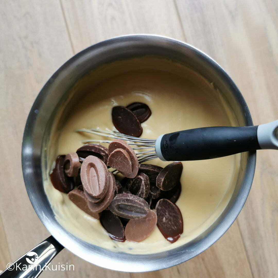 Ajoutez le chocolat