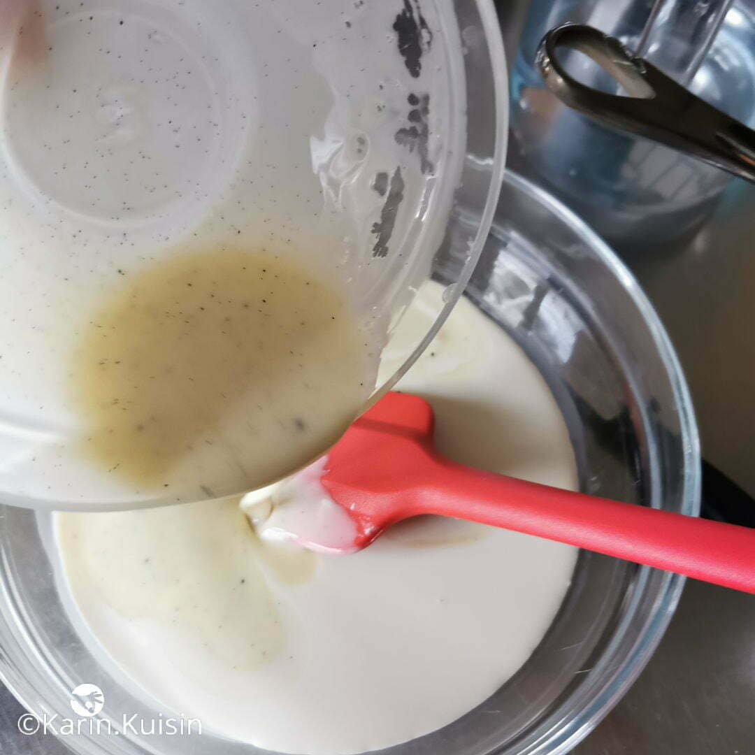 ganache crème verser