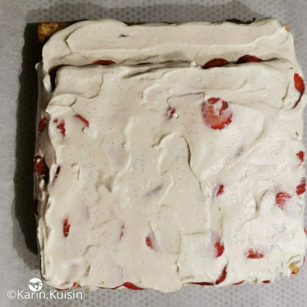 ganache fraise lisser